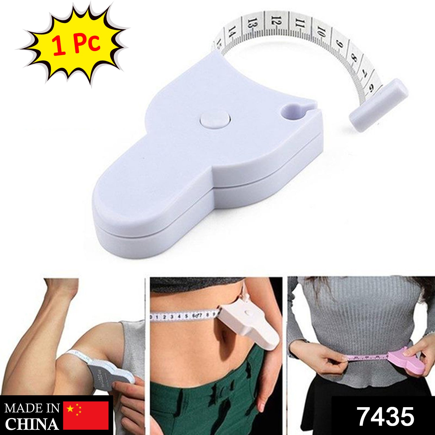 7435 Fitness Measuring Tape For Measuring Lengths, Breadths And Heights For Body And Some Other Things Etc. 7435 Fitness Measuring Tape For Measuring Lengths, Breadths And Heights For Body And Some Other Things Etc.